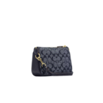 Coach Nolita 19 In Signature Chambray And Leather Denim
