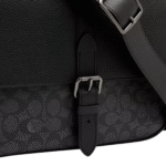 Coach Warner Messenger Bag in Signature Canvas Leather