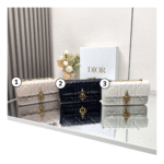 Christian Dior Miss Daisy Mini Bag Macrocannage Lambskin