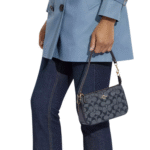 Coach Nolita 19 In Signature Chambray And Leather Denim