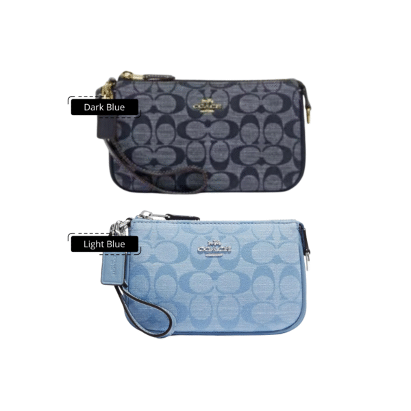 Coach Nolita 19 In Signature Chambray And Leather Denim