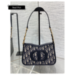Christian Dior Mini Signature Hobo Bag Oblique