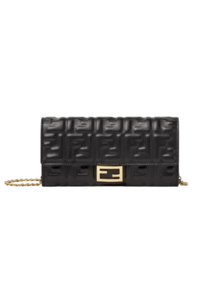 Fendi Baguette Continental With Chain