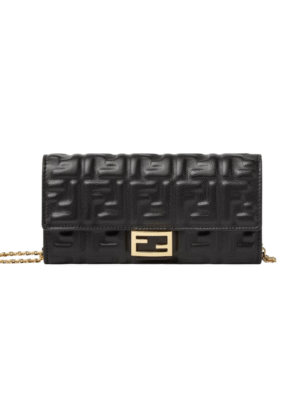 Fendi Baguette Continental With Chain
