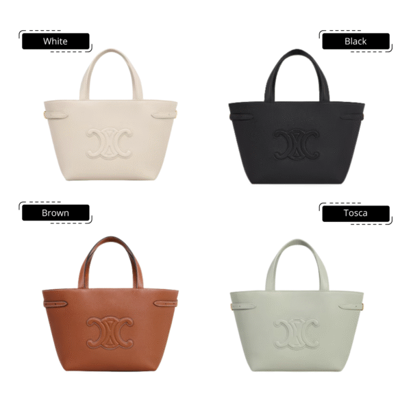 Celine Mini Cabas Anais Cuir Triomphe in Grained calfskin