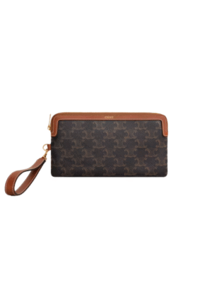 Celine Long Pouch With Strap Triomphe