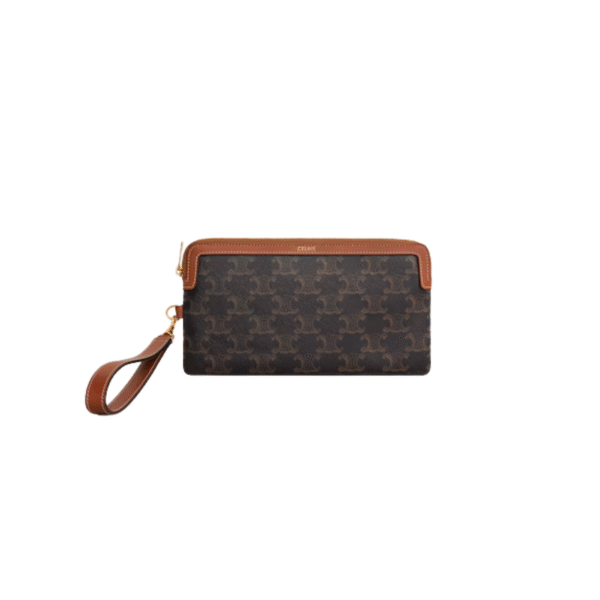 Celine Long Pouch With Strap Triomphe