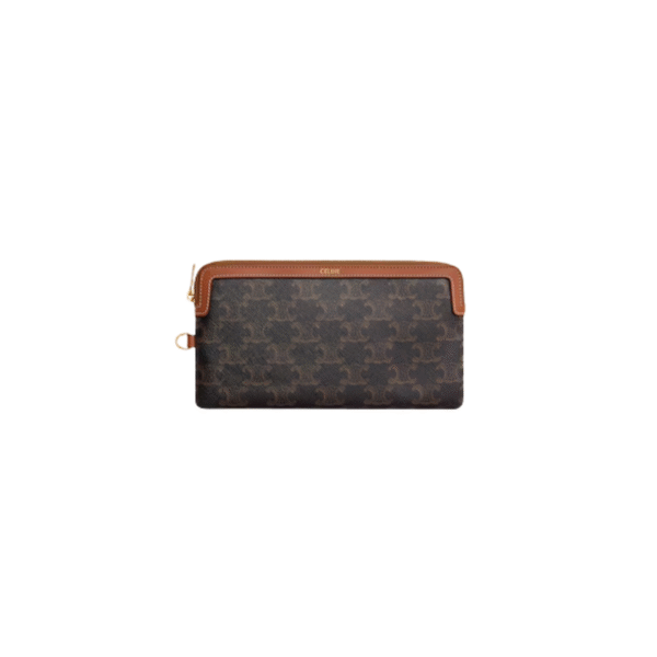 Celine Long Pouch With Strap Triomphe