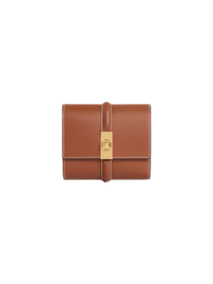 Celine Small Trifold wallet 16 IN Satinated Calfskin