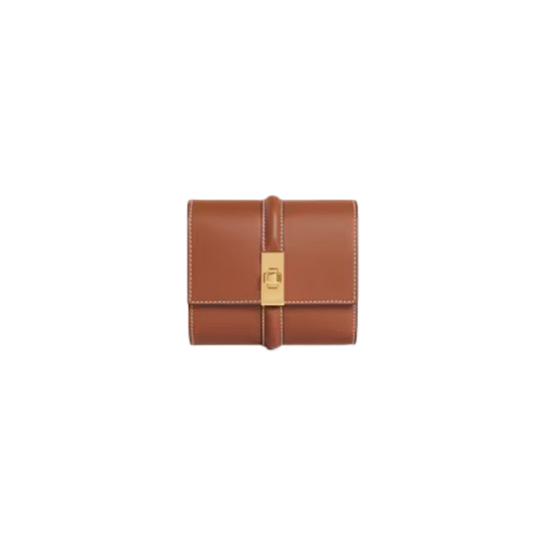 Celine Small Trifold wallet 16 IN Satinated Calfskin