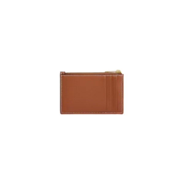 Celine Zipped Card Holder Cuir Triomphe IN smooth lambskin